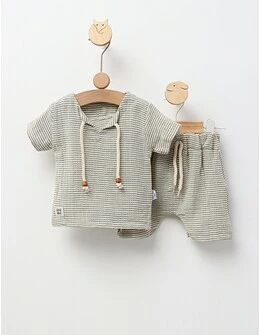 Set Vara muselina Cool Boys, verde