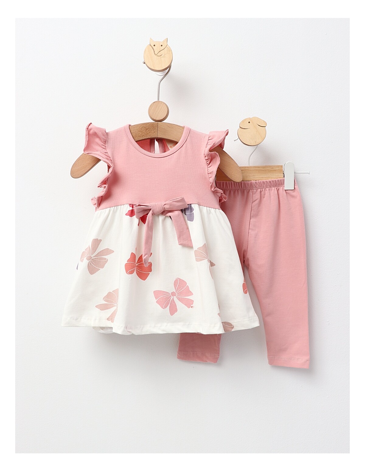 Set vara, Rochita+Pantaloni, roz