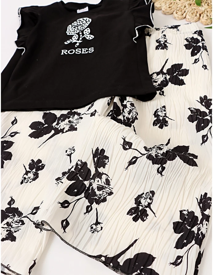 Set vara, Roses, model negru-alb picture - 2