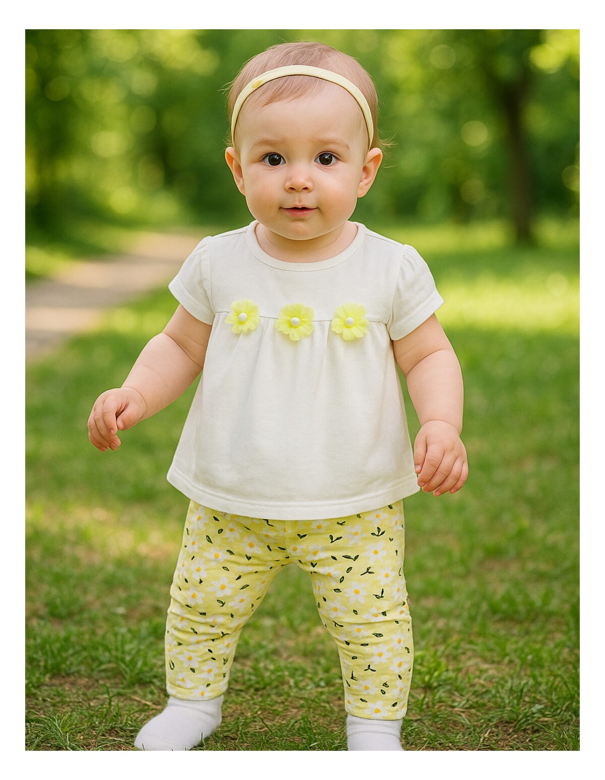 Set vara Simina, model cu galben