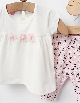 Set vara Simina, model cu roz