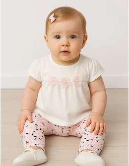 Set vara Simina, model cu roz