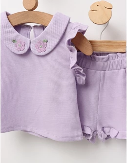 Set Vara, Two Flowers, cu mov