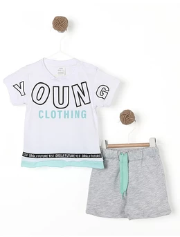 Set young clothing verde 80 (9-12 luni)