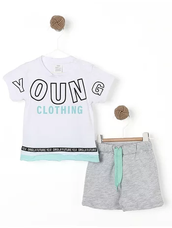 Set young clothing verde