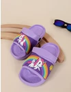 Slapi copii cu bretea unicorn mov 1