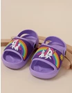 Slapi copii cu bretea unicorn mov 4