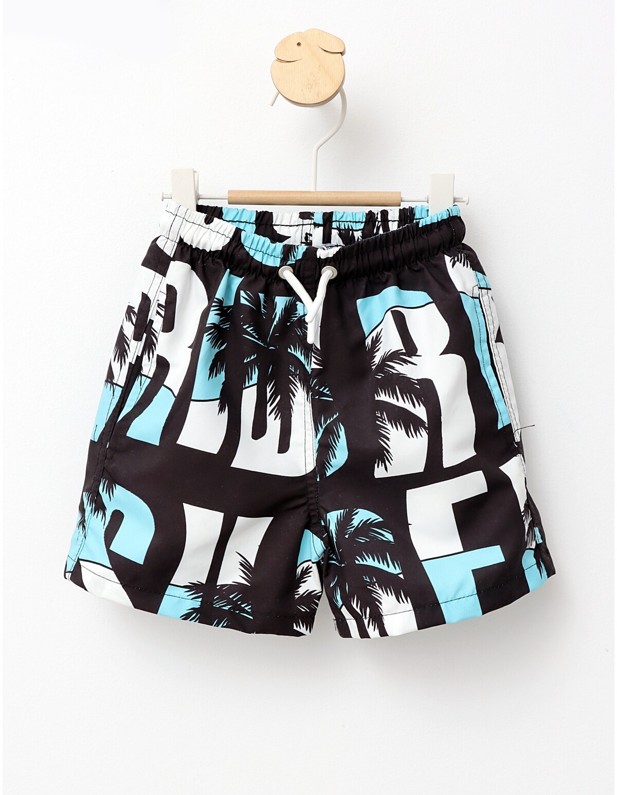 Sort de baie din fas model Palmier multicolor