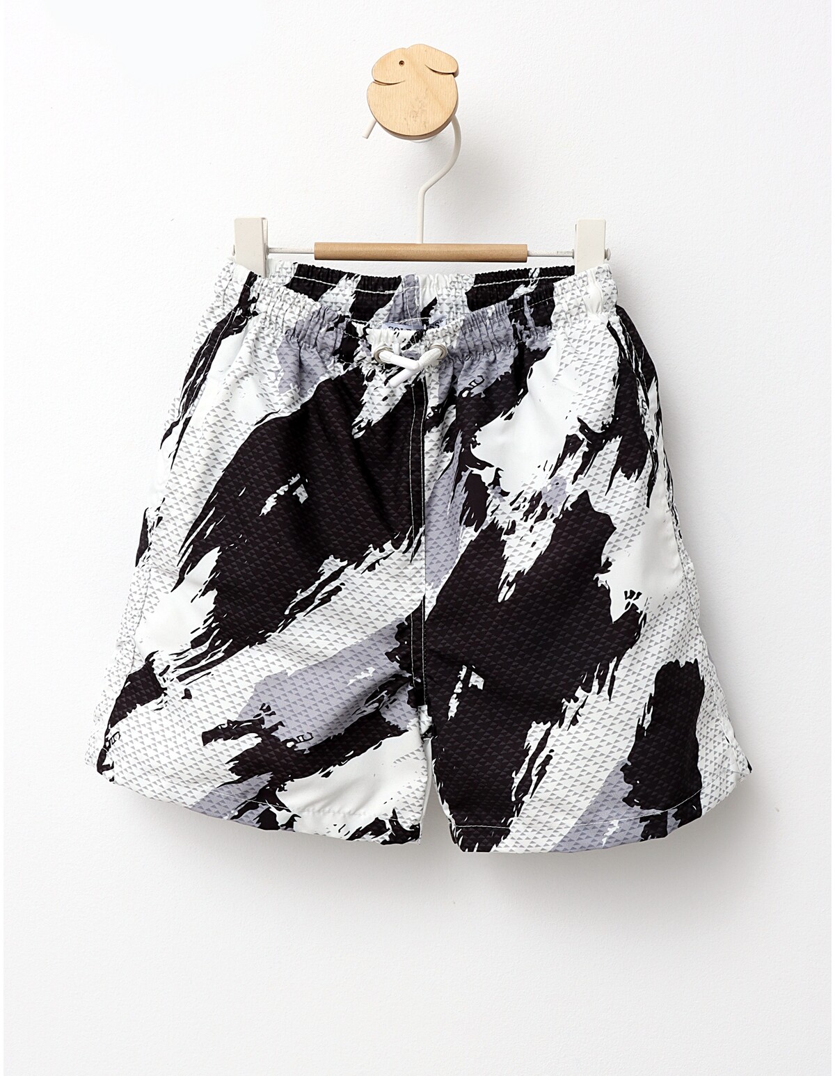 Sort de baie din fas model Water negru-alb