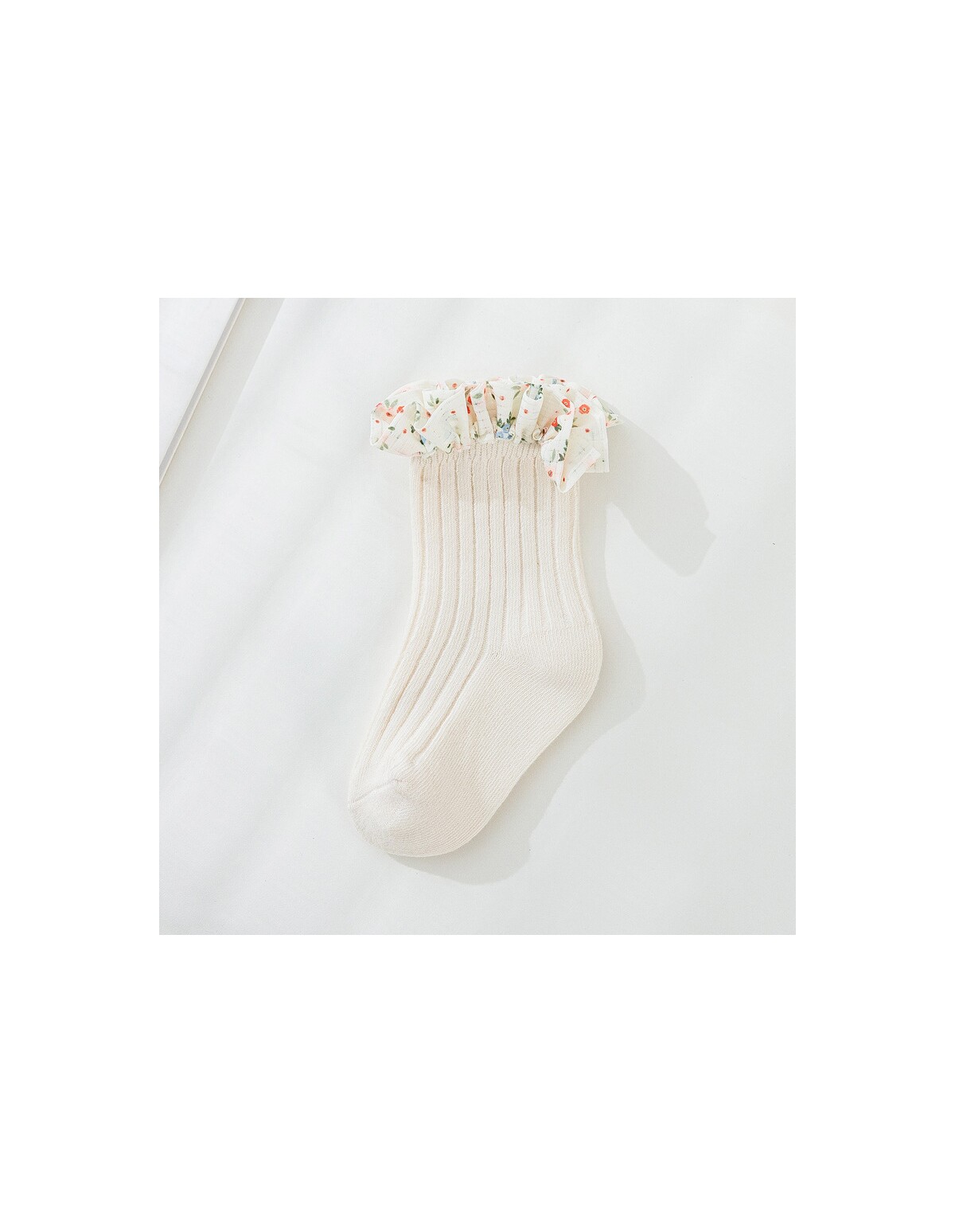 Sosete Frilly Ruffle ecru