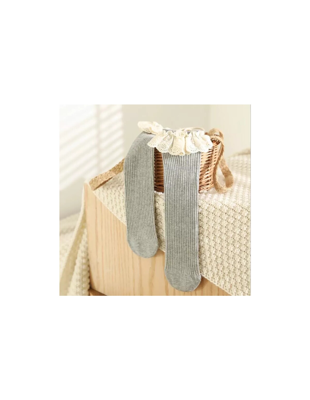 Sosete lungi Spanish Style gri
