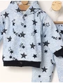 Trening bebe All Star model cu gluga albastru picture - 2