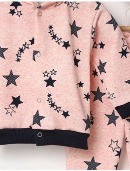 Trening bebe All Star model cu gluga corai