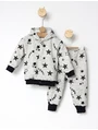 Trening bebe All Star model cu gluga gri picture - 1