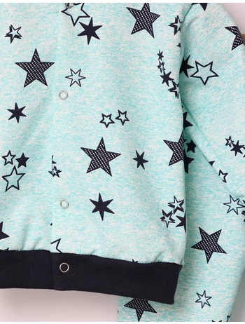 Trening bebe All Star model cu gluga turcoaz picture - 2