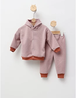 Trening bebe Iluzion model cu gluga caramiziu