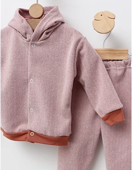 Trening bebe Iluzion model cu gluga caramiziu