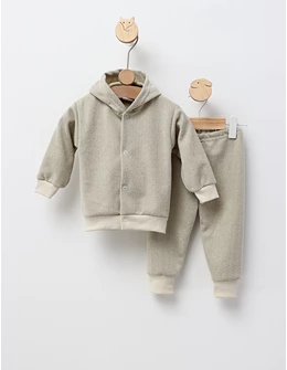 Trening bebe Iluzion model cu gluga crem