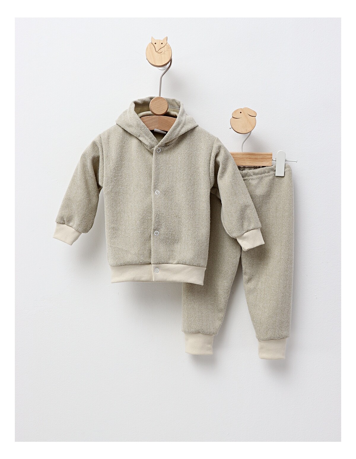 Trening bebe Iluzion model cu gluga crem