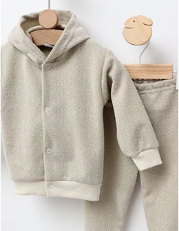 Trening bebe Iluzion model cu gluga crem