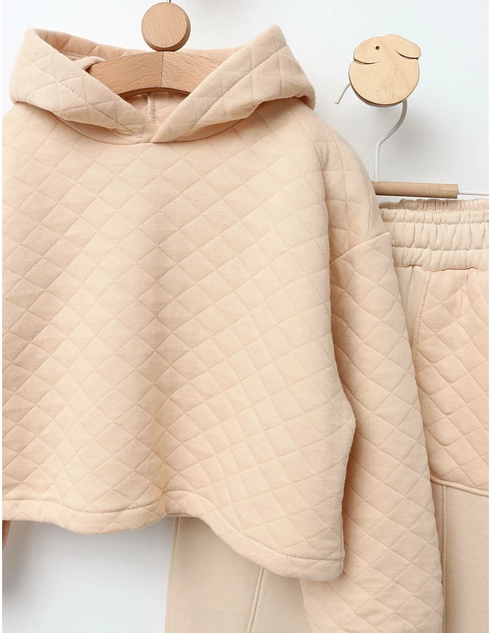 Trening Crop Top Izabella model crem picture - 2