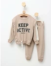 Trening Girls stil Crop Top model bej picture - 1