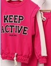 Trening Girls stil Crop Top model ciclam picture - 2