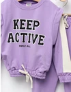 Trening Girls stil Crop Top model mov picture - 2