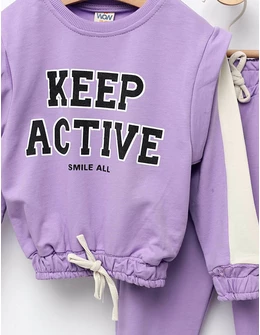 Trening Girls stil Crop Top model mov