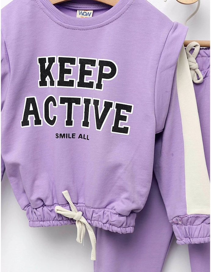 Trening Girls stil Crop Top model mov picture - 2