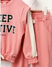 Trening Girls stil Crop Top model roz-prafuit picture - 2