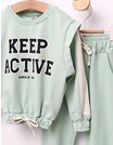 Trening Girls stil Crop Top model verde picture - 2