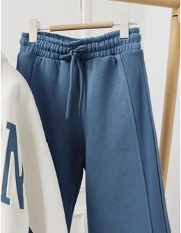 Trening gros vatuit Crop Top cu albastru