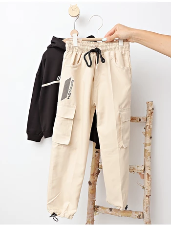Trening H&Y Collection model negru-crem picture - 4