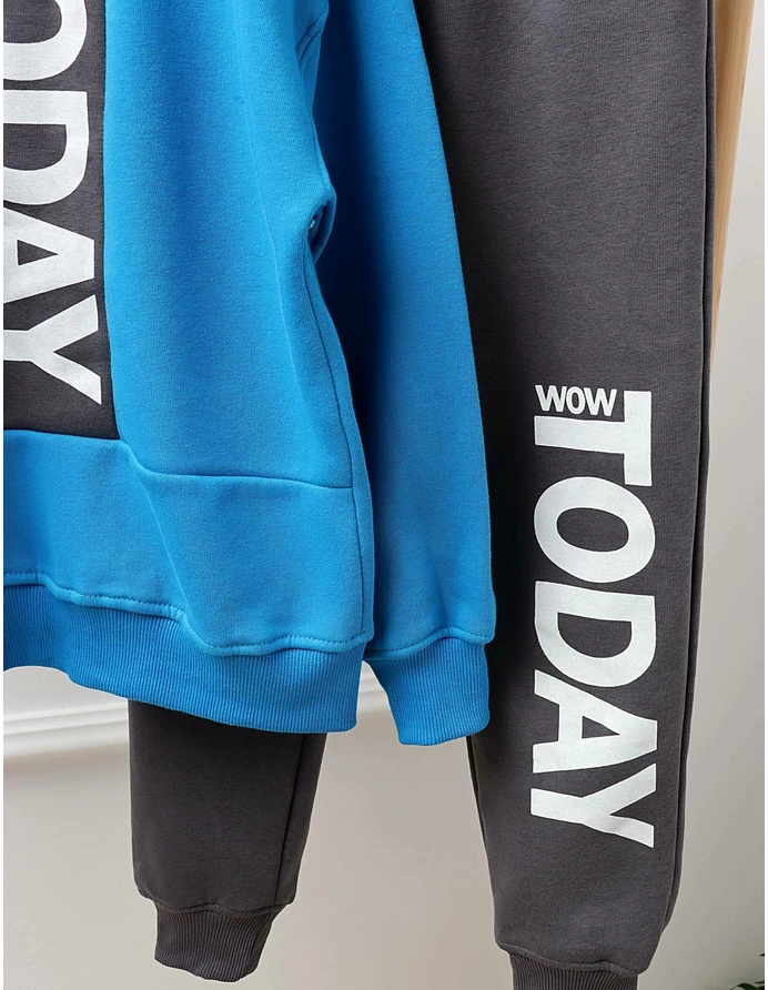 Trening Today is WOW model cu albastru picture - 2