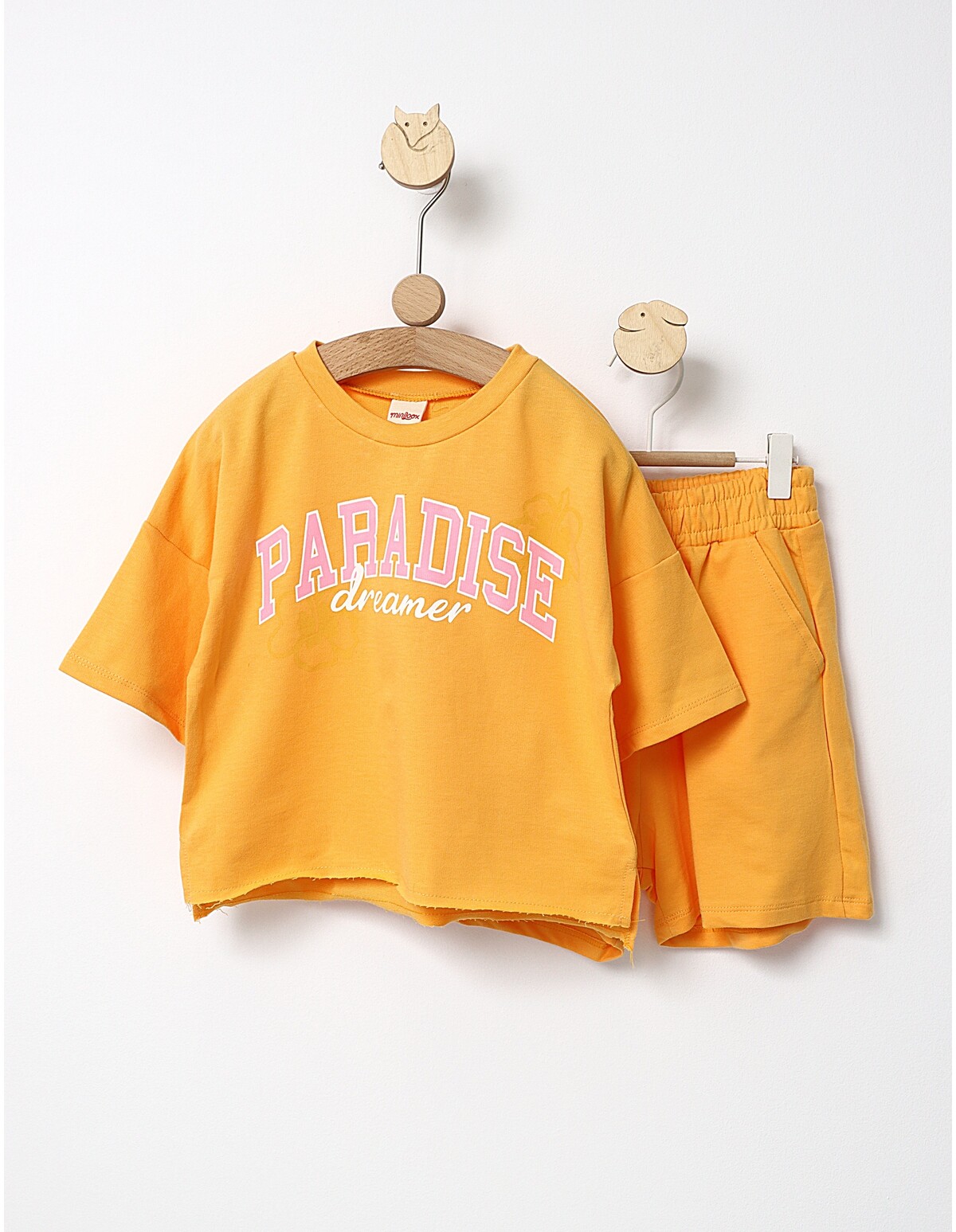 Trening vara Crop TOP portocaliu