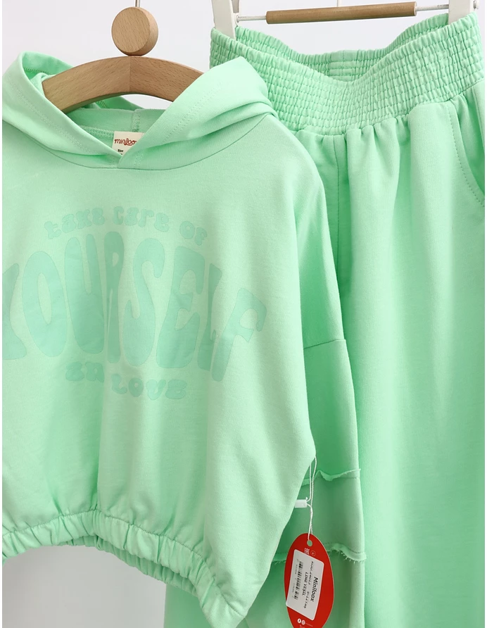 Trening Yourself stil crop-top verde picture - 3