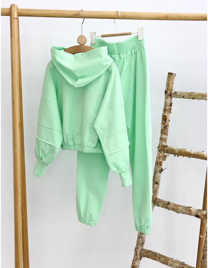 Trening Yourself stil crop-top verde picture - 4