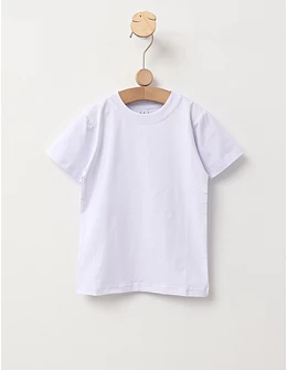 Tricou alb premium, Super Kids, alb
