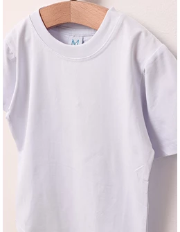 Tricou alb premium, Super Kids, alb