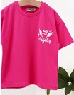 Tricou Angel Heart, model ciclam picture - 2