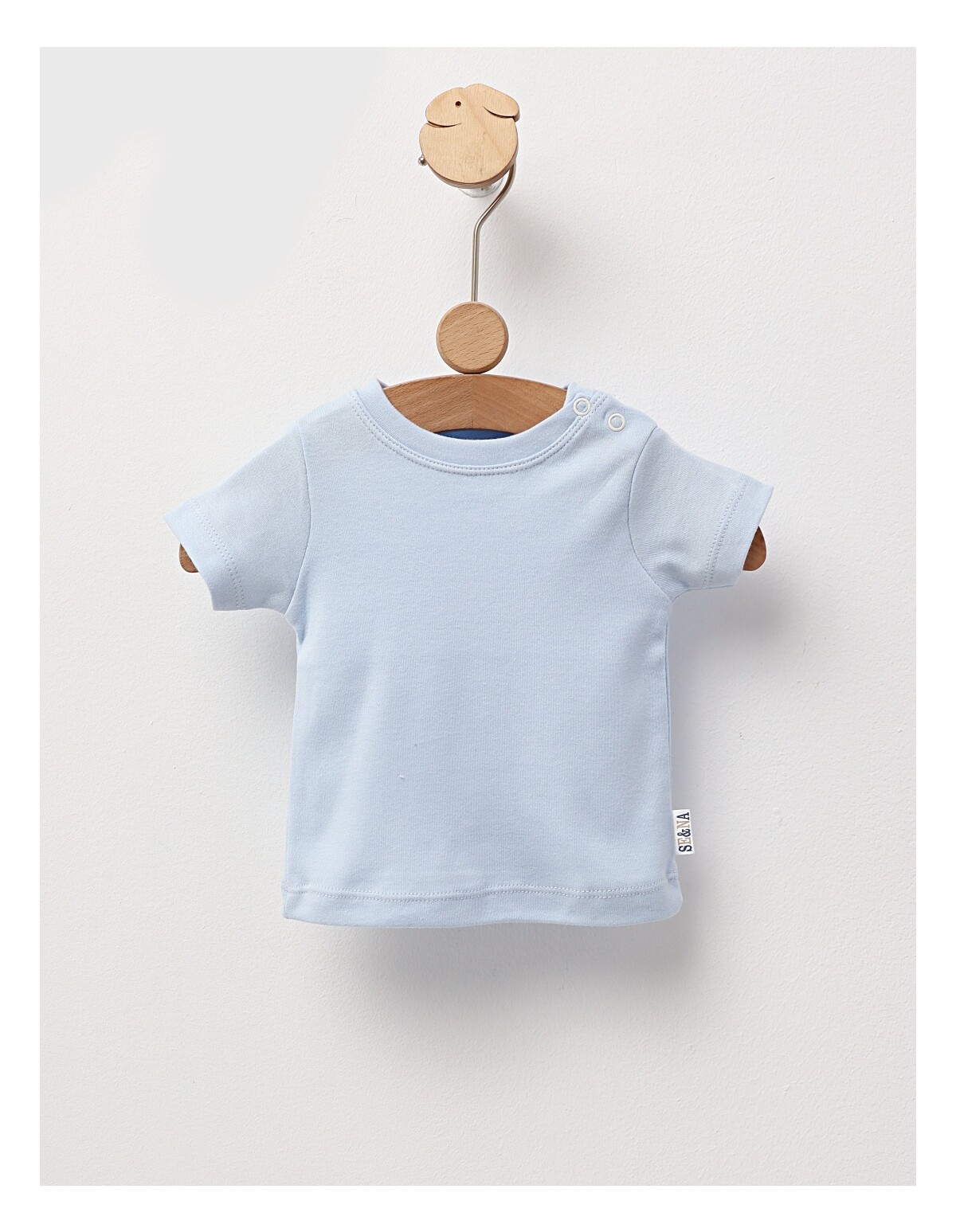 Tricou bebe, 100% bumbac, blue