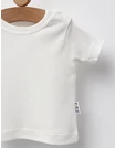 Tricou bebe, 100% bumbac, ecru picture - 2