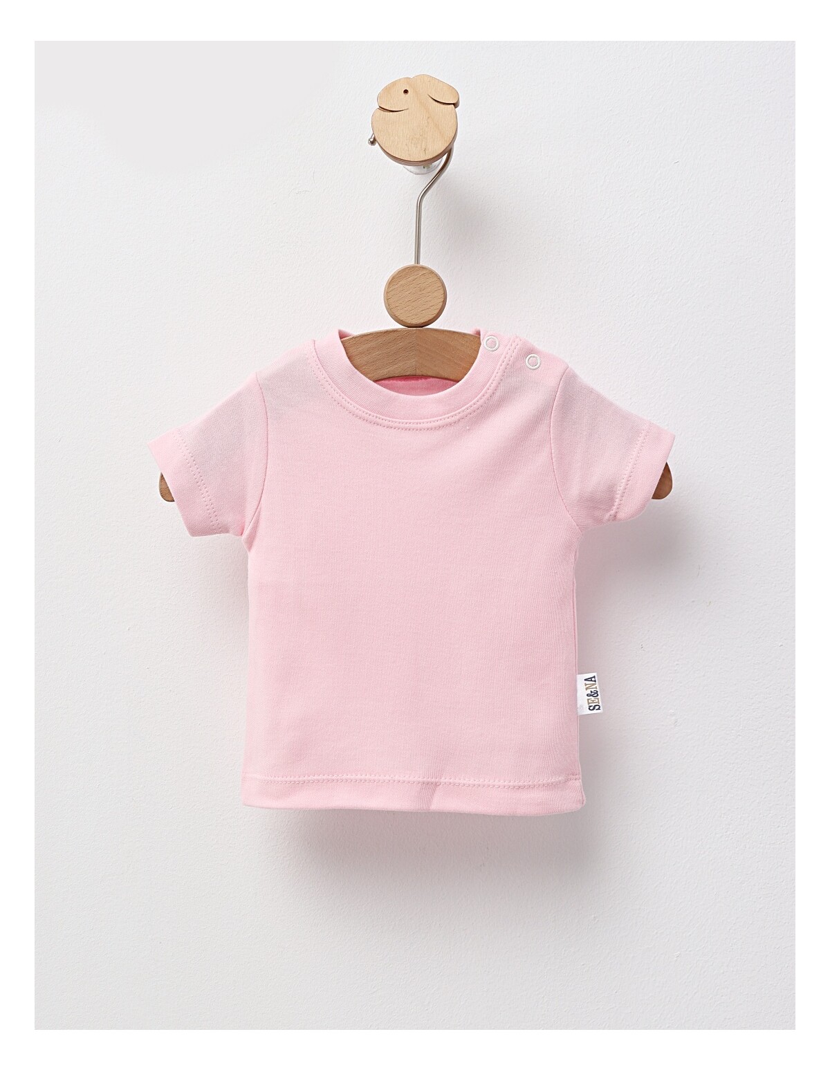 Tricou bebe, 100% bumbac, roz