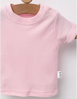 Tricou bebe, 100% bumbac, roz