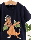 Tricou Charizard Dragon, bleumarin picture - 2