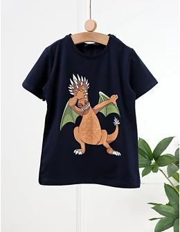 Tricou Charizard Dragon, bleumarin
