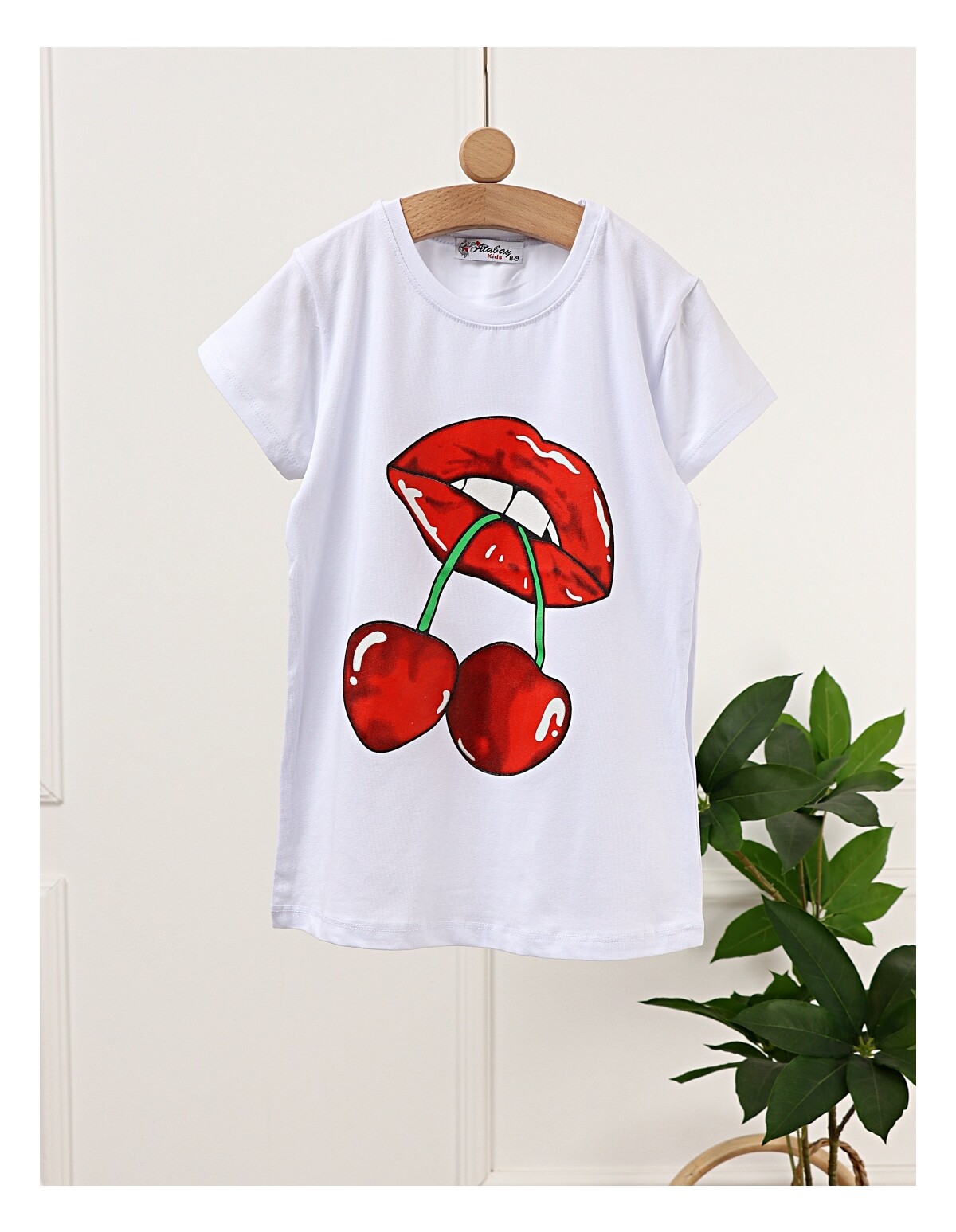 Tricou Cirese, model alb