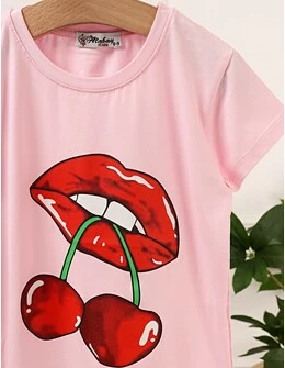 Tricou Cirese, model roz
