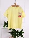 Tricou Ciresele, model cu galben picture - 2